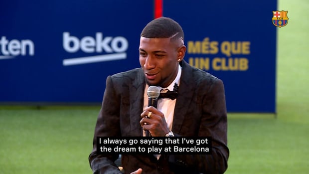 Emerson Royal committed to giving his all for Barça